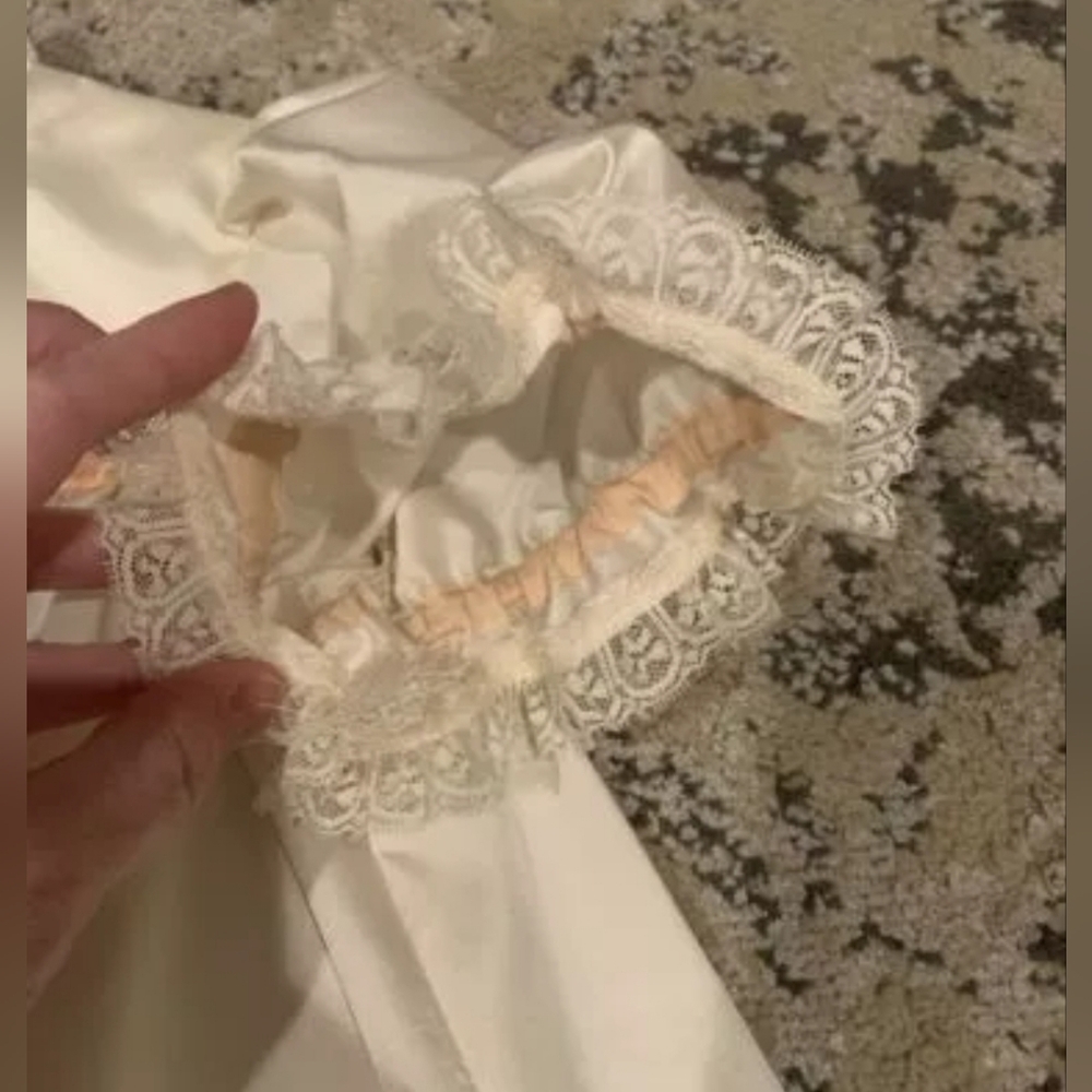 Vintage Handmade Flower Girl Dress - Picture 6 of 9